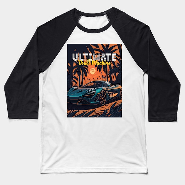 Ultimate Thrill Machine Baseball T-Shirt by By_Russso